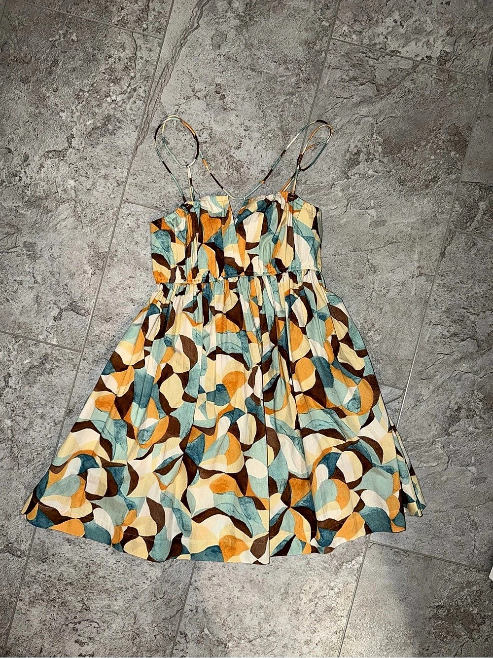 Geometric Maxi Dress multicolored  Like New